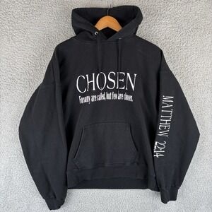 The CHOSEN Offical Show Hoodie Adult Large Black Graphic Jesus Sweatshirt